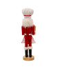 Back view of the African American Gingerbread Chef Nutcracker F2225