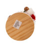 Bottom view of the African American Gingerbread Chef Nutcracker F2225