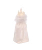 Side view of the LED Light-Up White Winter King Hollywood Nutcrackers™ Exclusive HA0658