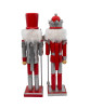 Back view of the Assorted Red and Silver Nutcrackers