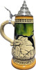 Beige Nordic Northern Lights Viking German Beer Stein 4551