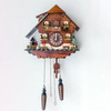 Heidelberg Musical Chalet German Quartz Cuckoo Clock with Platform Dancers by Trenkle Uhren GmbH Hermle® 45000