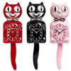 Red, Classic Black, and Pink Retro Kitchen Edition Kit-Cat Klocks®