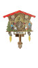 Brown Chalet Cuckoo Clock Metal Magnet H5011M