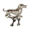 BACK Dachshund Oktoberfest with Dog Bone Charms Deluxe Hat Lapel Pin