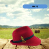 Hat not included