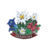 Alpine Flowers Germany Colorful Deluxe Lapel Hat Pin