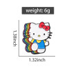 Hello Kitty Retro Rainbow Enamel Hat Pin