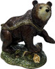 Brown Bear Enameled Pewter with Austrian Crystals Trinket Box BT05