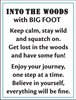 Into the Woods with Bigfoot Poem Card