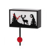 Callum Wilderness Black Musical German Quartz Cuckoo Clock 39000