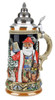 Bavarian Silent Night Santa 24K Gold Limited-Edition German Beer Stein