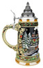 Santa Train 24K Gold Limited-Edition German Beer Stein