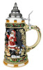 Santa Train 24K Gold Limited-Edition German Beer Stein