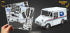 USPS LLV Mail Truck Metal Model Kit