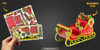 Christmas Sleigh Metal Model Kit