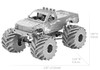 Monster Truck Flames Edition Metal Model Kit