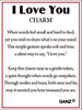I love you American Sign Language Poem Card