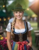 Green Alpine Oktoberfest Wool Hat