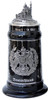German States Beer Stein with 3D Neuschwanstein Castle Pewter Lid 6189
