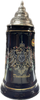Deutschland Eagle and Flags German Beer Stein with 24K Gold Accents 411/SD Deutschland Eagle and Flags German Beer Stein with 24K Gold Accents 411/SD