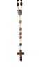 Hand-Carved Olivewood from Bethlehem ON SALE | Rosary with Water from Jordan River and Earth from Bethlehem, 30" | Lindenhaus Imports in Helen, Ga