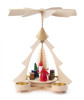 1-Tier Santa with Sled German Pyramid 085/001NT