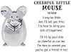 Cheerful Little Mouse Pocket Charm ER53672