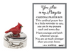 Inspirational Charms ON SALE! || This 'You are in my Prayers' with 3D Cardinal is the perfect gift to give that special person a heavenly reminder that they are in your prayers and stronger than they think! || 'You are in my Prayers' with 3D Cardinal ER60882 || Lindenhaus Imports in Helen, Ga