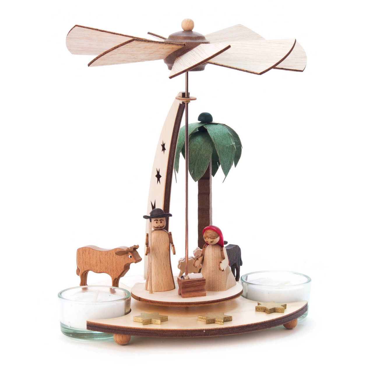 German Nativity Christmas Pyramids at Lindenhaus Imports 085/469