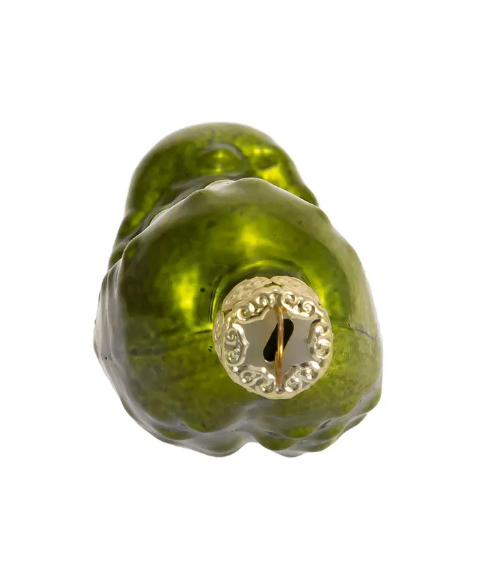 Hand-Blown Glass Traditional Christmas Pickle Ornament - Thumbnail 4