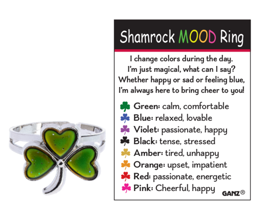 Of Happiness Colors To Improve Mood Shamrock Color-Changing Mood Ring