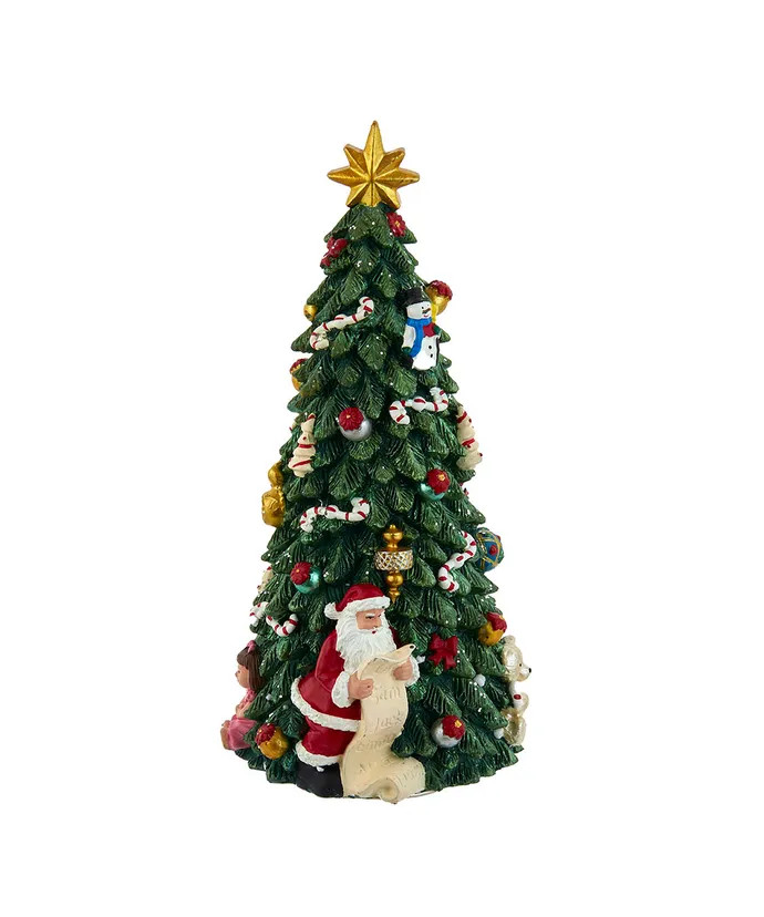 Kurt S. Adler™ Musical Christmas Tree with Rotating Santa