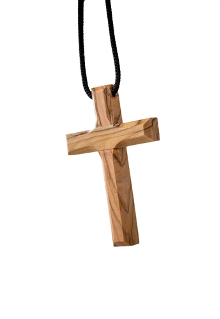 Reconciliation Olive Wood Cross Necklace