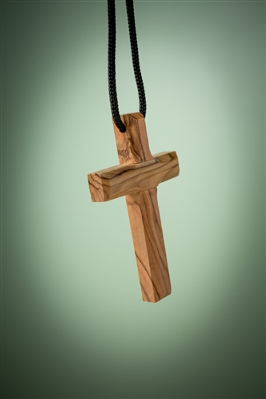 Kelly's Olive Wood Cross Necklaces (Set of 3) - Ad Crucem