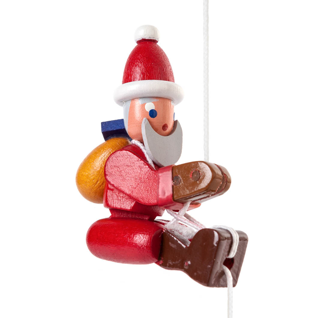 Handcrafted Climbing Santa German Toy | Lindenhaus Imports