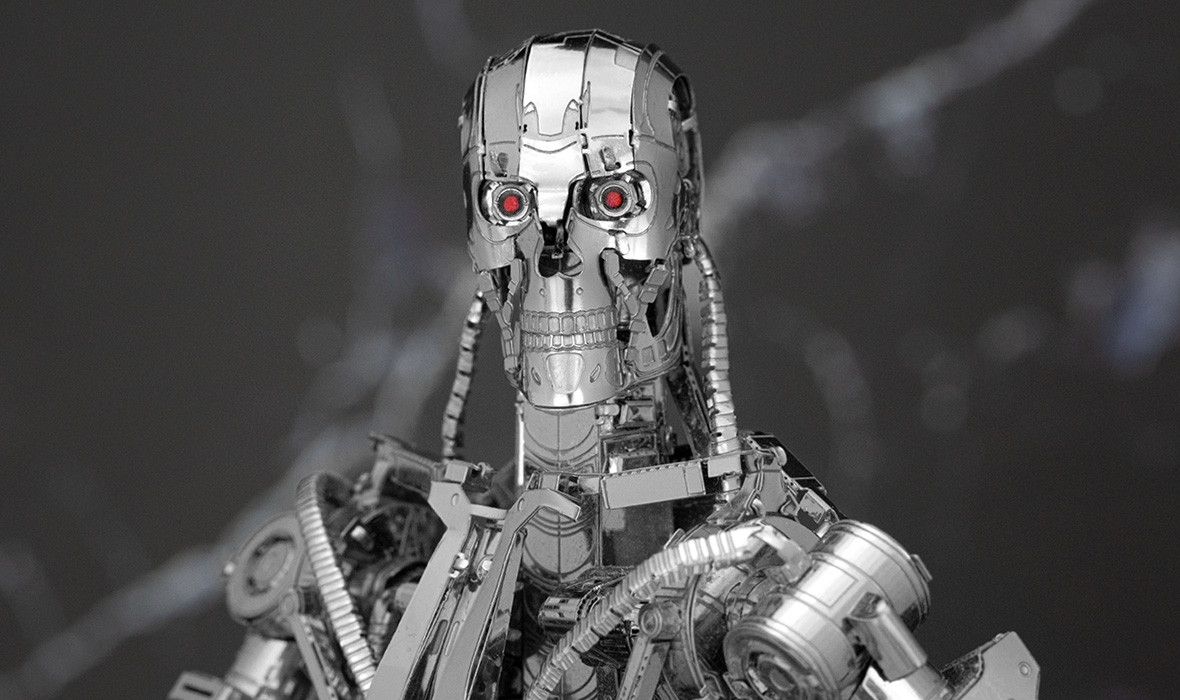 l Earth T-800 エンドスケルトン The Terminator™ T-800 Endoskeleton Premium Series Metal Earth 3D