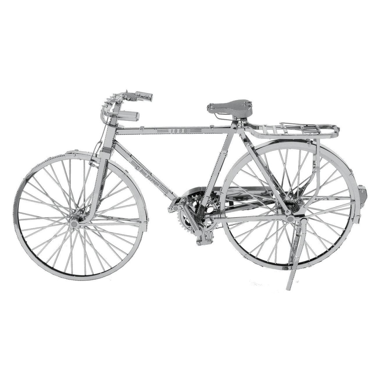 Metallic Bike Model Classic Bicycle Premium Series Metal Earth Model Kit ICX020 ...