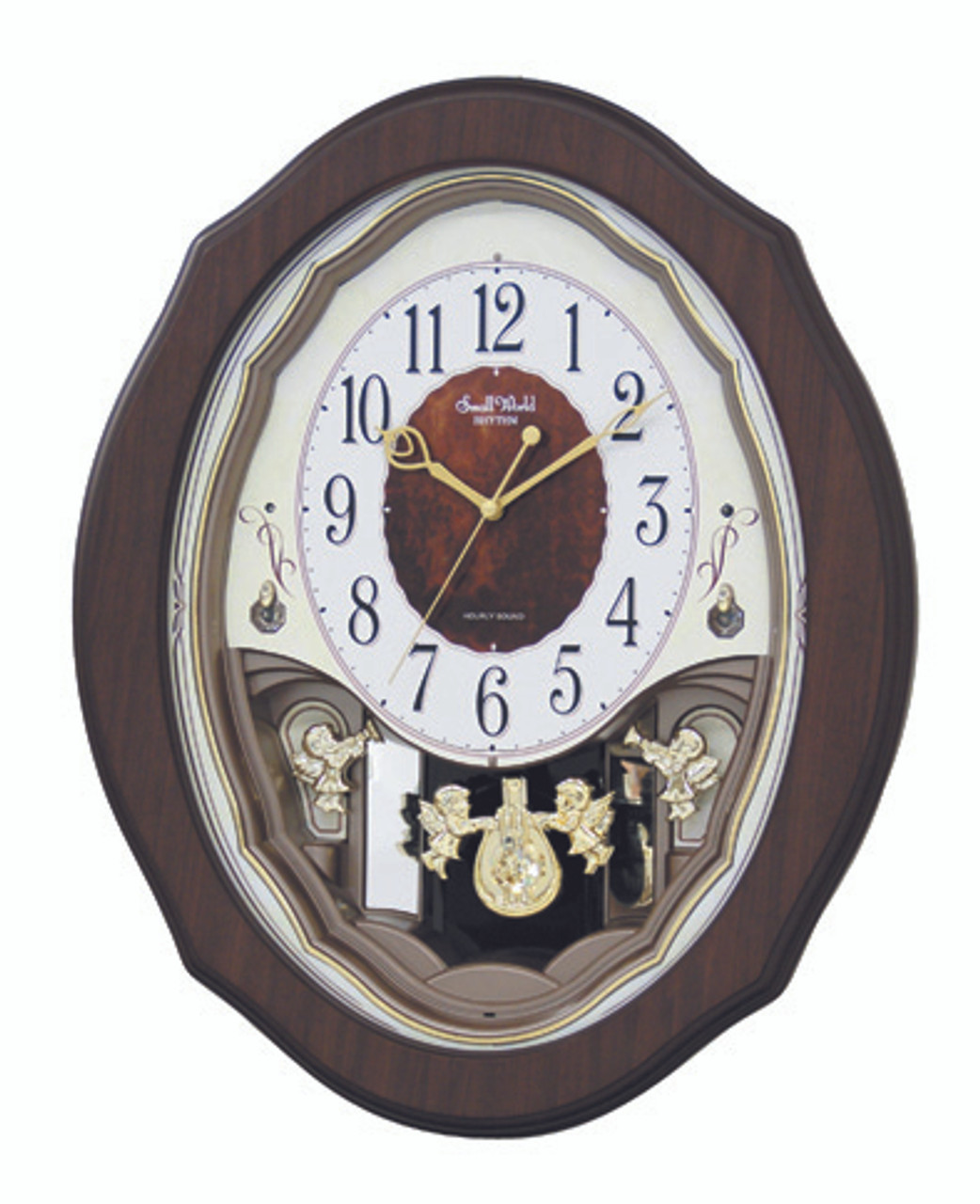 RHYTHM Precious Angels Motion Clock ON SALE | Lindenhaus Imports