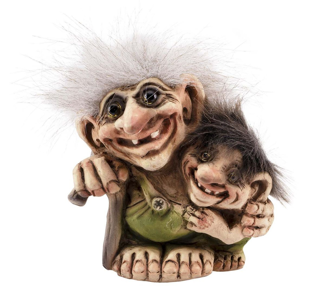 Grandfather & Grandchild Trolls 229 | Lindenhaus Imports