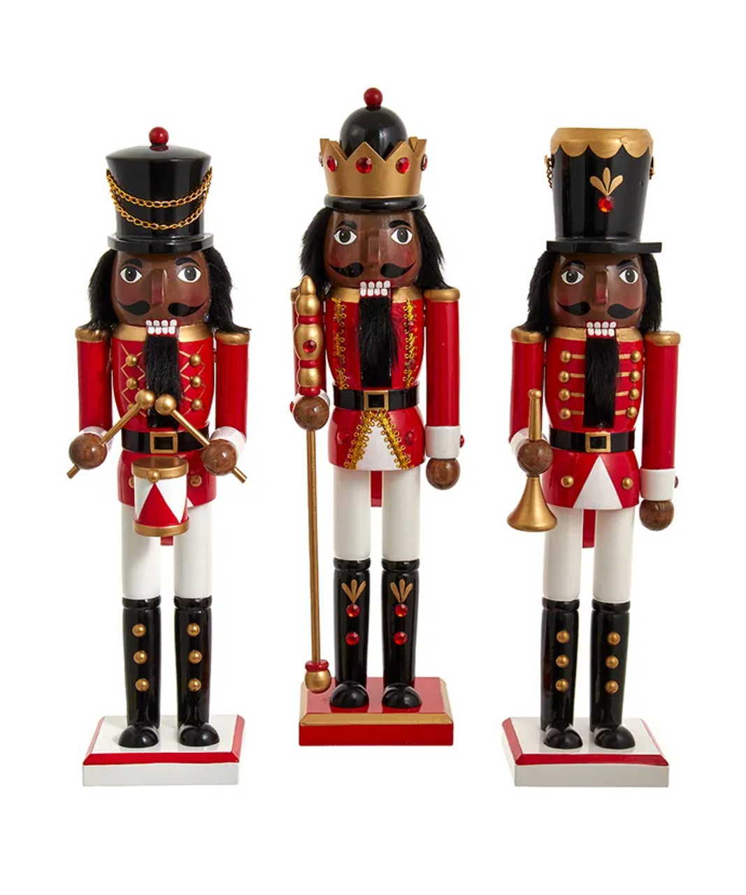 Assorted African American Nutcrackers by Kurt S. Adler F2217