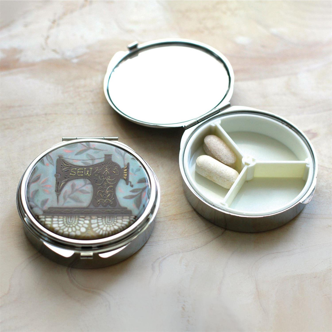Sewing Machine Trinket/Vitamin Box