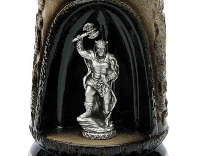 Nordic Viking Grotto Beer Stein by KING WERK 337/SV