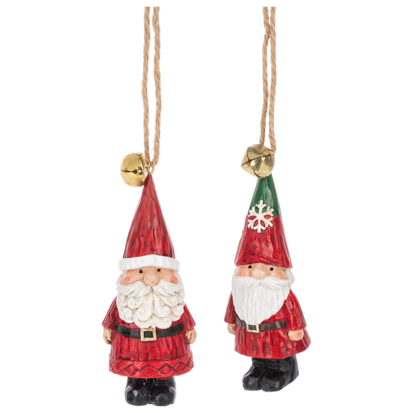 Scandi Santa home decor Christmas ornaments