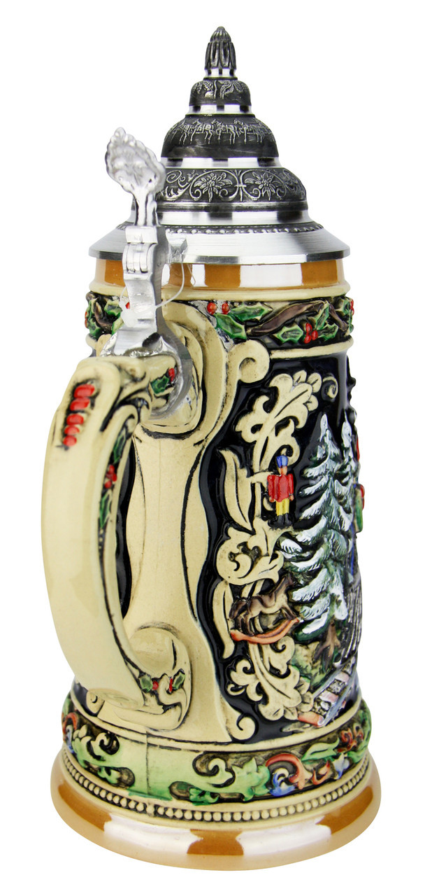 Christmas Themed German Stein Collectible