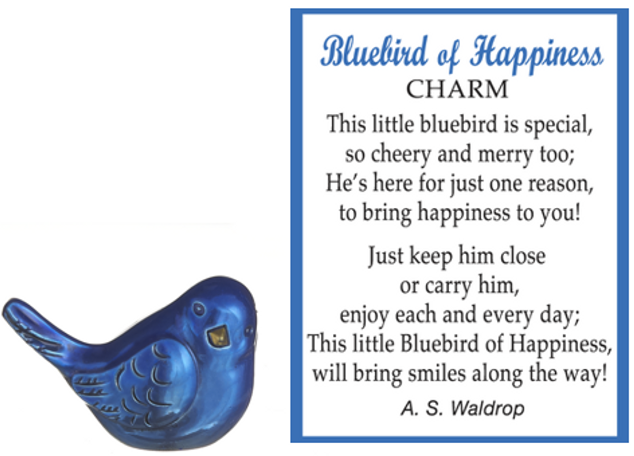 Happy blue birdさま Bluebird of Happiness Ornament