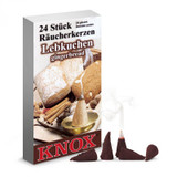 High-Quality KNOX Incense Cones | Gingerbread Fragrance, 24 count 146/SI/00LK/D | Lindenhaus Imports in Helen, Ga