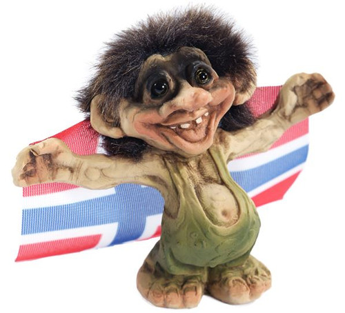 Authentic Trolls from Norway ON SALE! | Norwegian Patriot Troll, 5" | Lindenhaus Imports in Helen, Ga