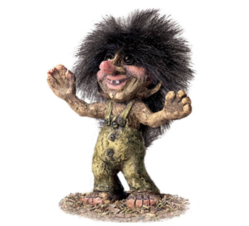 Authentic NyForm Norwegian Trolls ON SALE! || Troll with Open Arms, 4" #031 || Lindenhaus Imports in Helen, Ga