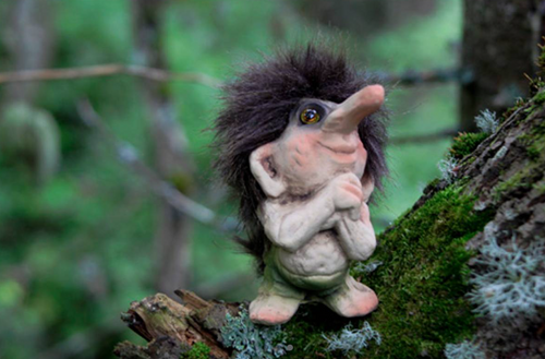 Original Nyform Trolls ON SALE! || Begging Troll #078 || Lindenhaus Imports in Helen, Ga